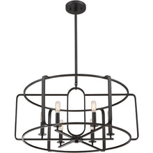 Load image into Gallery viewer, Santina 6-Light 28 inch English Bronze Chandelier Ceiling Light