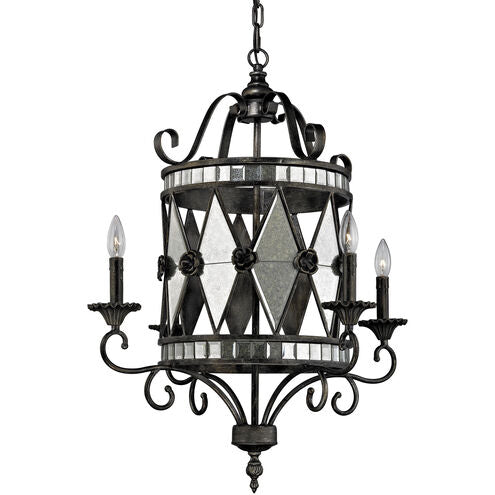 Mariana 4 Light 26 inch Silver Chandelier Ceiling Light