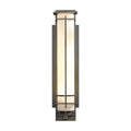 One-Light 26.8-inch Coastal Burnished Steel Outdoor Sconce