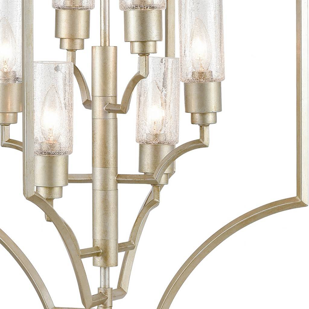 Cheswick 22'' Wide 6-Light Chandelier - Aged Silver - Elk Lighting 33445/6