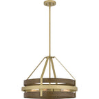 Gadsen 4 Light 20 inch Champagne Gold Pendant Ceiling Light