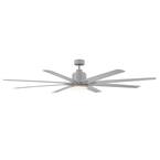 Load image into Gallery viewer, Bluffton 72 in. W x 14.87 in. H Integrated LED Indoor/Outdoor Grey Wood Ceiling Fan with Frosted Glass Shade
